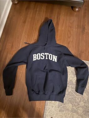 MV Sport Navy 'BOSTON' Crewneck Hoodie